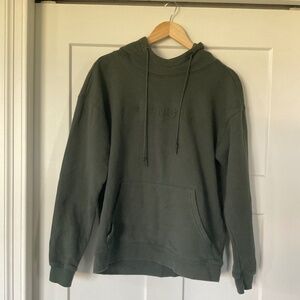 YOUNGLA Army Green Sweatshirt Hoodie Size Medium Unisex